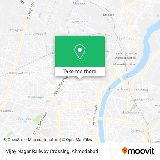 Vijay Nagar Railway Crossing map