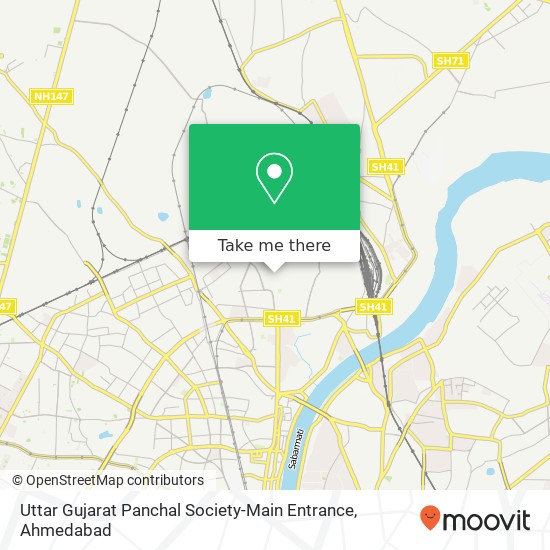 Uttar Gujarat Panchal Society-Main Entrance map