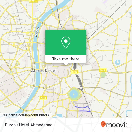 Purohit Hotel map