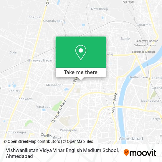 Vishwaniketan Vidya Vihar English Medium School map