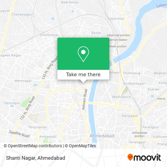 Shanti Nagar map