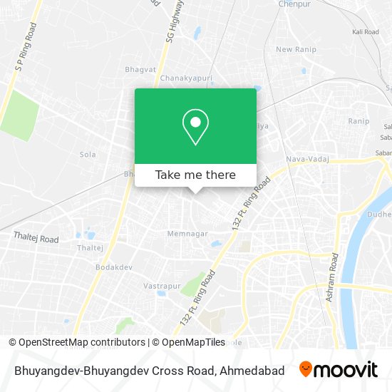 Bhuyangdev-Bhuyangdev Cross Road map