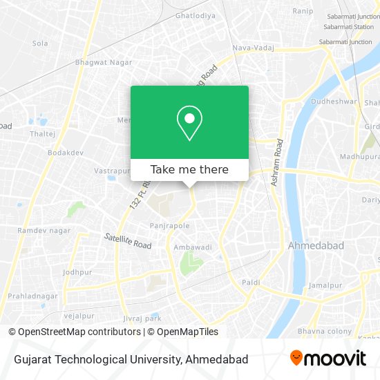 Gujarat Technological University map