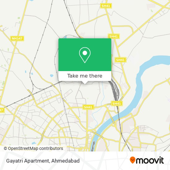 Gayatri Apartment map