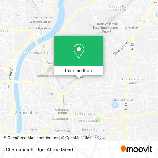 Chamunda Bridge map