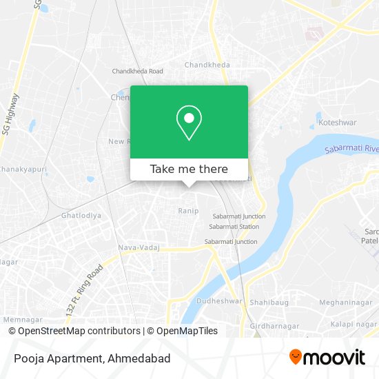 Pooja Apartment map