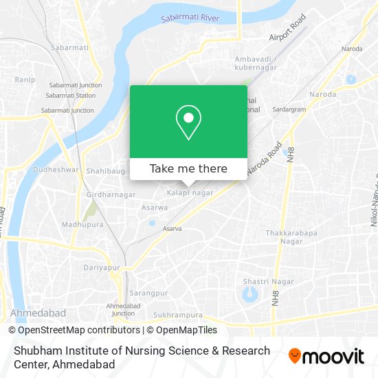 Shubham Institute of Nursing Science & Research Center map