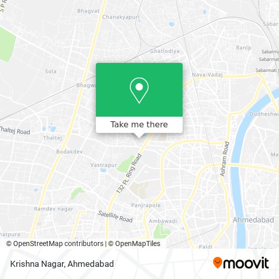 Krishna Nagar map