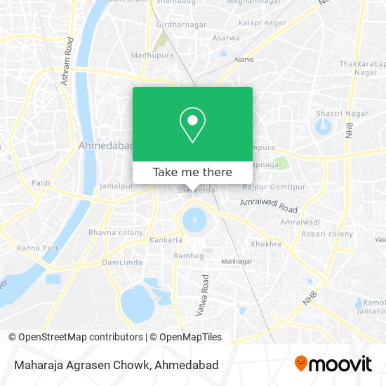 Maharaja Agrasen Chowk map