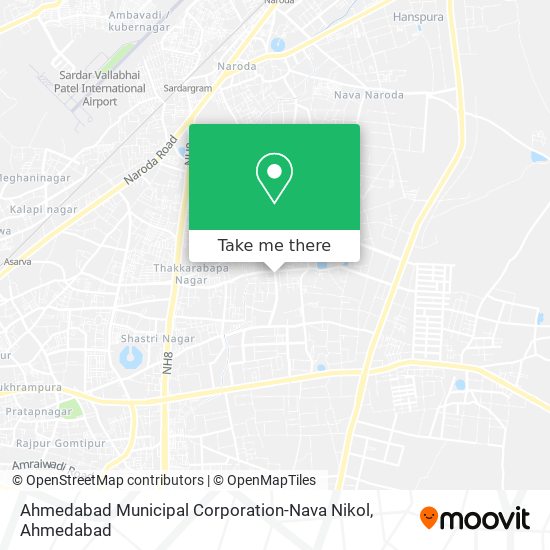 Ahmedabad Municipal Corporation-Nava Nikol map