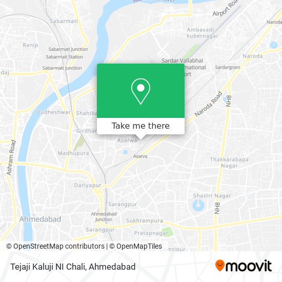 Tejaji Kaluji NI Chali map