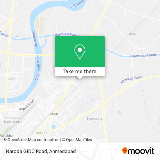 Naroda GIDC Road map