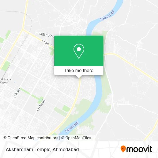 Akshardham Temple map