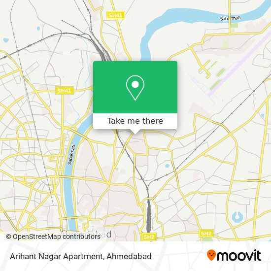 Arihant Nagar Apartment map