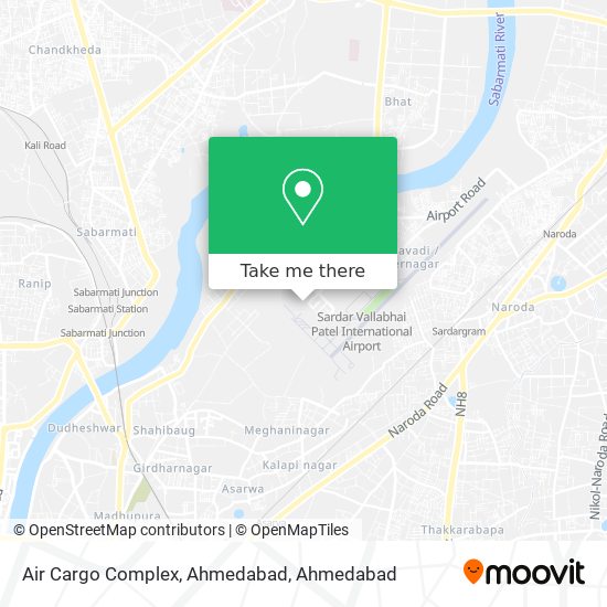 Air Cargo Complex, Ahmedabad map