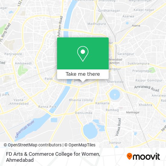 FD Arts & Commerce College for Women map