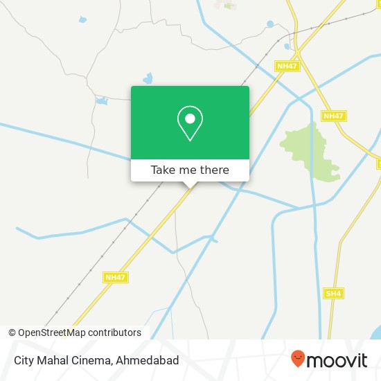 City Mahal Cinema map