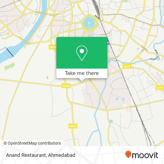 Anand Restaurant, Service Road Ahmedabad 382443 GJ map