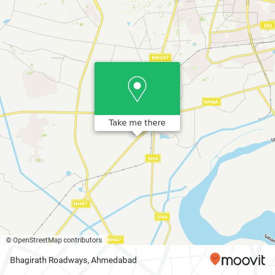 Bhagirath Roadways, Service Road Ahmedabad 382210 GJ map
