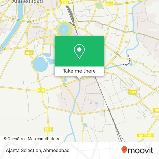 Ajanta Selection, Service Road Ahmedabad 380050 GJ map