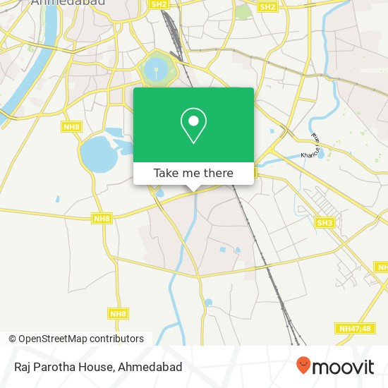 Raj Parotha House, Service Road Ahmedabad 382443 GJ map