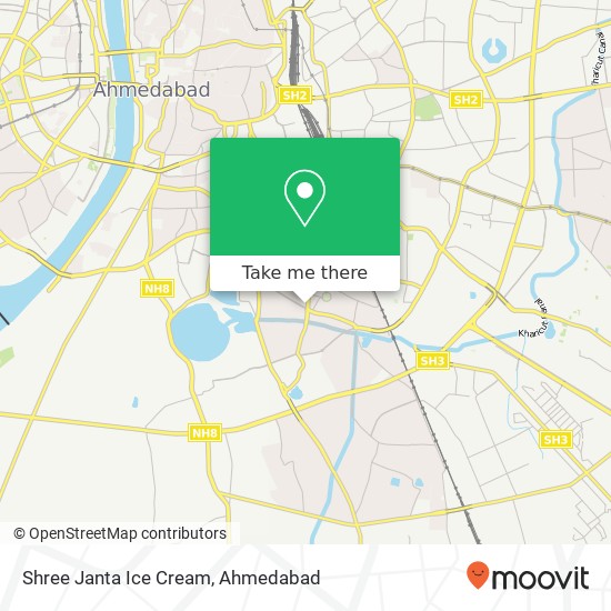 Shree Janta Ice Cream, Ahmedabad 380008 GJ map