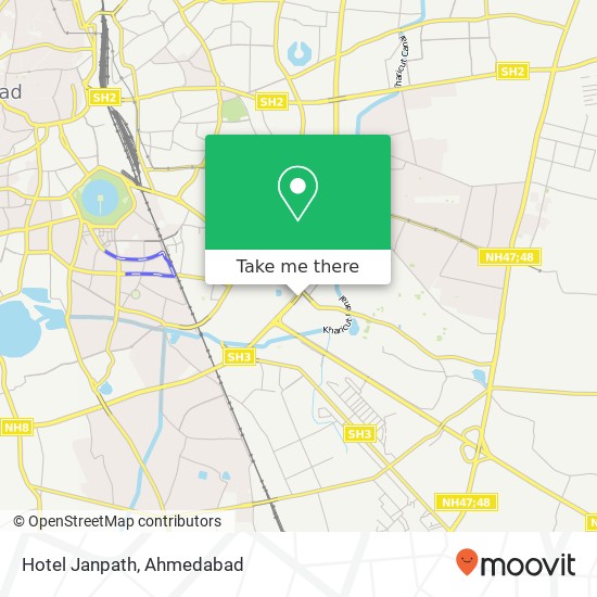 Hotel Janpath, Service Road Ahmedabad 380026 GJ map