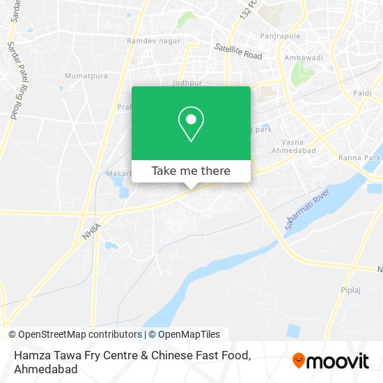 Hamza Tawa Fry Centre & Chinese Fast Food map