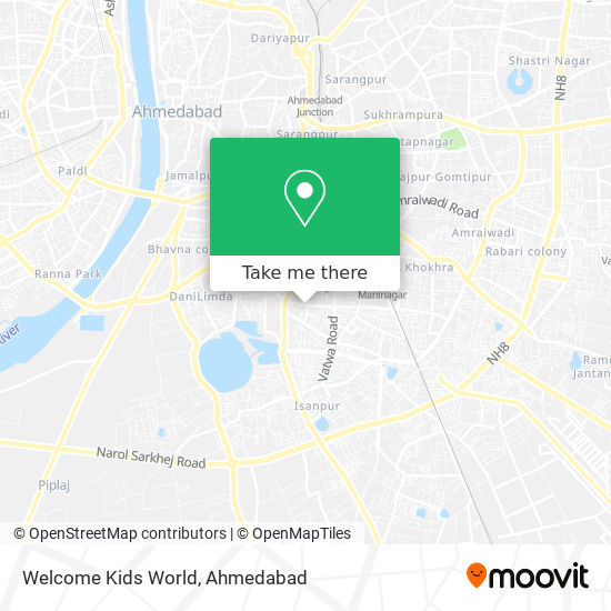 Welcome Kids World map