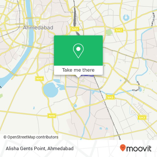 Alisha Gents Point, Isanpur Road Ahmedabad 380008 GJ map