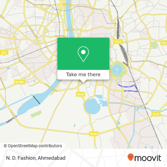 N. D. Fashion, Dani Limda Village Road Ahmedabad GJ map