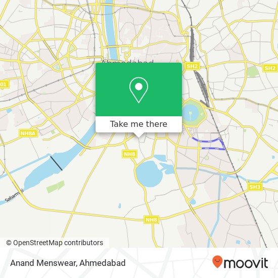 Anand Menswear, Dani Limda Road Ahmedabad GJ map