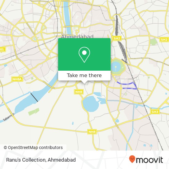 Ranu's Collection, Dani Limda Road Ahmedabad GJ map