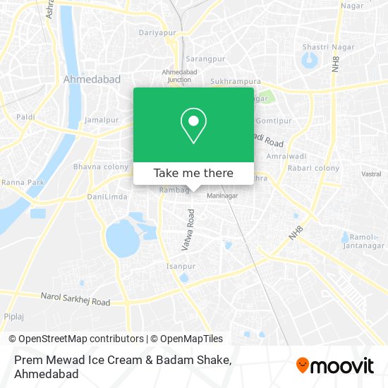 Prem Mewad Ice Cream & Badam Shake map