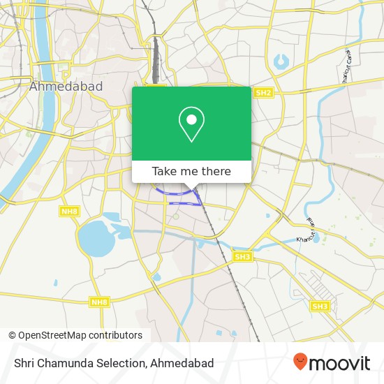 Shri Chamunda Selection, Ahmedabad GJ map