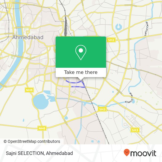 Sajni SELECTION, Maninagar Road Ahmedabad 380008 GJ map