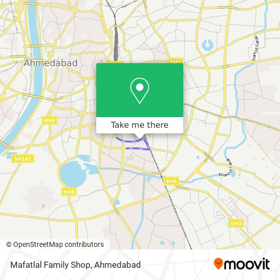 Mafatlal Family Shop map