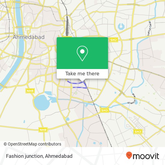 Fashion junction, Ahmedabad GJ map