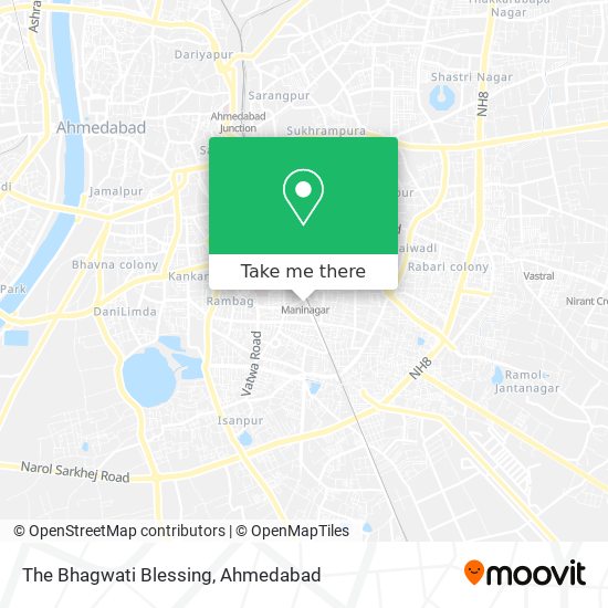 The Bhagwati Blessing map