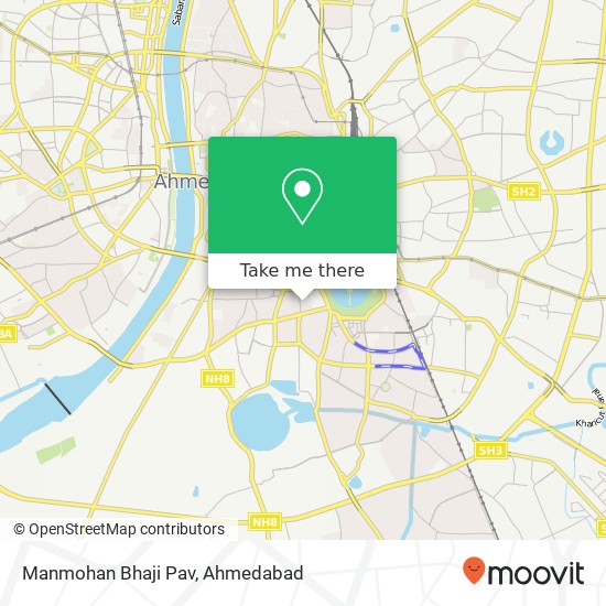 Manmohan Bhaji Pav, Babubhai Manilal Choksi Marg Ahmedabad 380022 GJ map