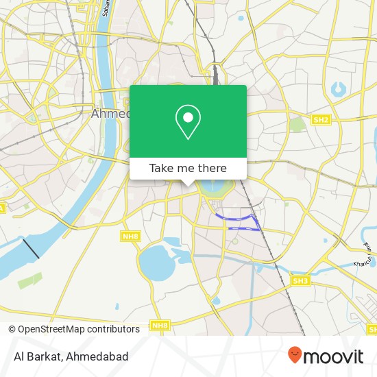 Al Barkat, Kankaria Marg Ahmedabad 380022 GJ map