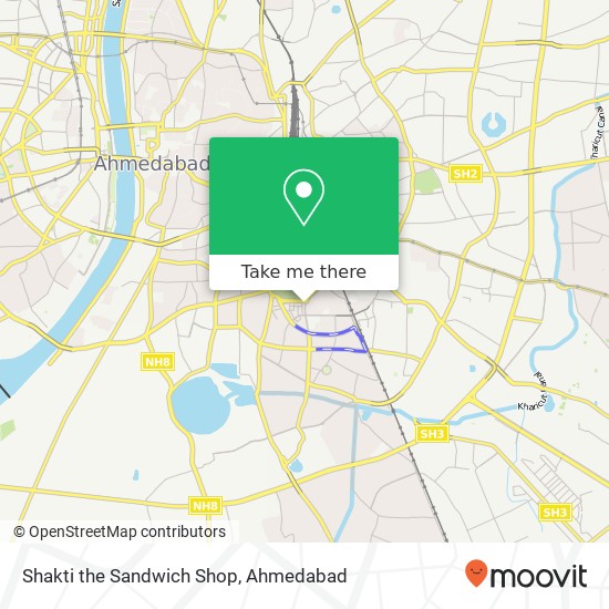 Shakti the Sandwich Shop, Swaminarayan Mandir Road Ahmedabad 380008 GJ map