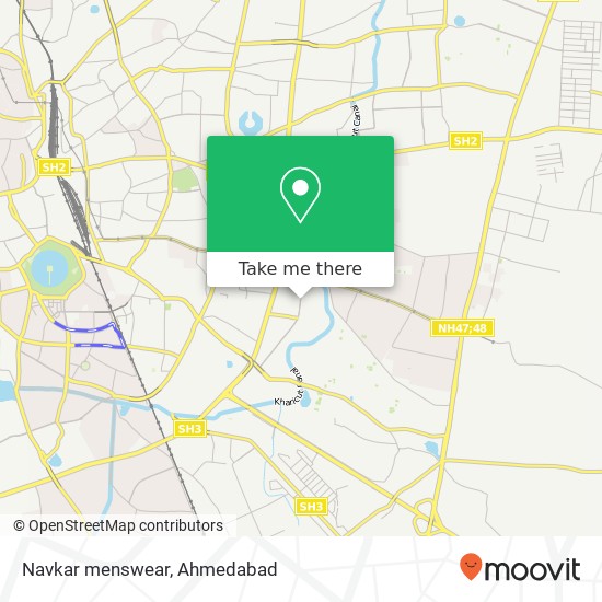 Navkar menswear, CTM Vastral Road Ahmedabad 380026 GJ map