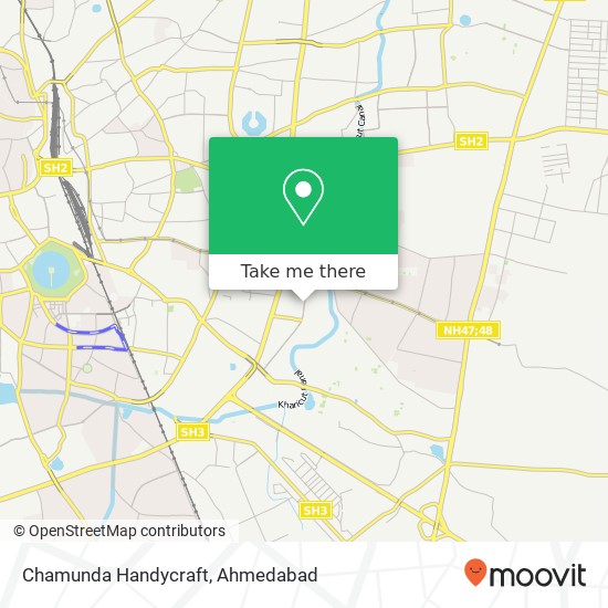 Chamunda Handycraft, CTM Vastral Road Ahmedabad GJ map