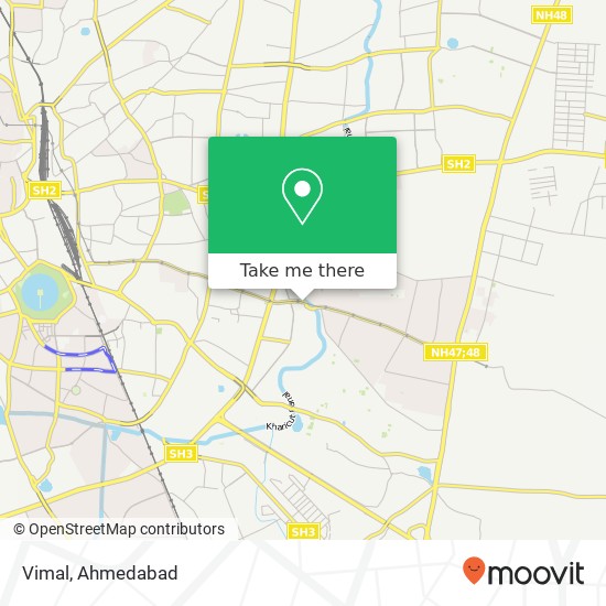 Vimal, Mahadev Nagar Road Ahmedabad GJ map