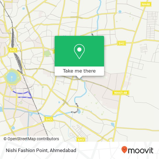 Nishi Fashion Point, Ahmedabad GJ map