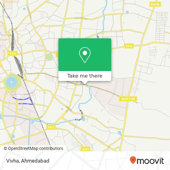 Vivha, Mahadev Nagar Road Ahmedabad GJ map