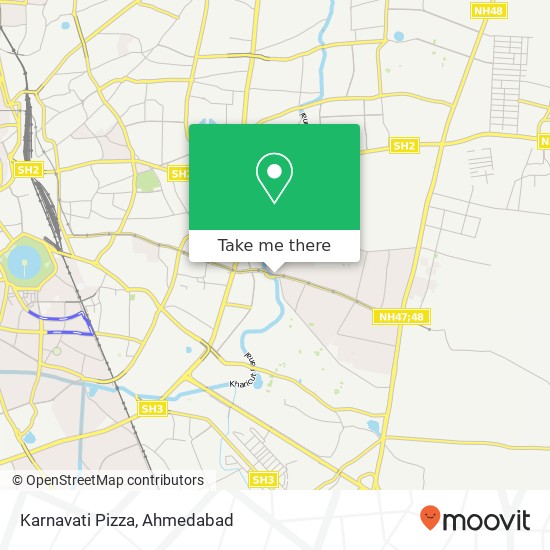 Karnavati Pizza, Mahadev Nagar Road Ahmedabad GJ map