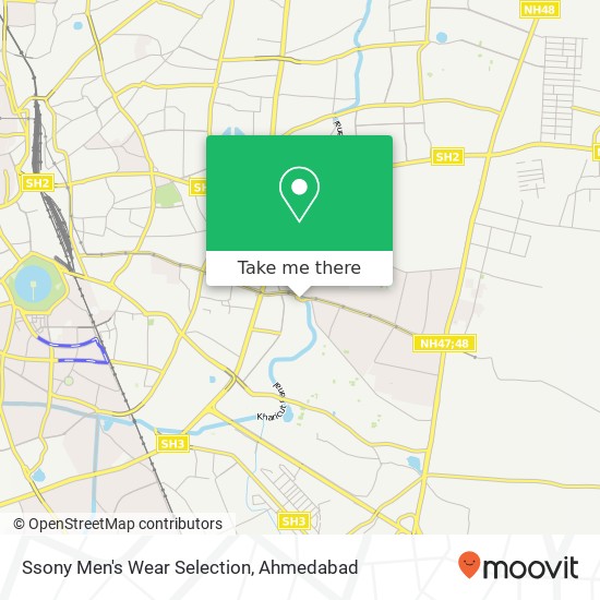 Ssony Men's Wear Selection, Mahadev Nagar Road Ahmedabad GJ map