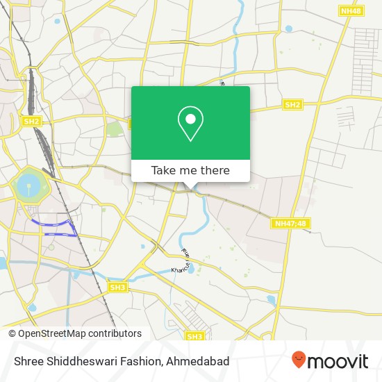 Shree Shiddheswari Fashion, Mahadev Nagar Road Ahmedabad GJ map